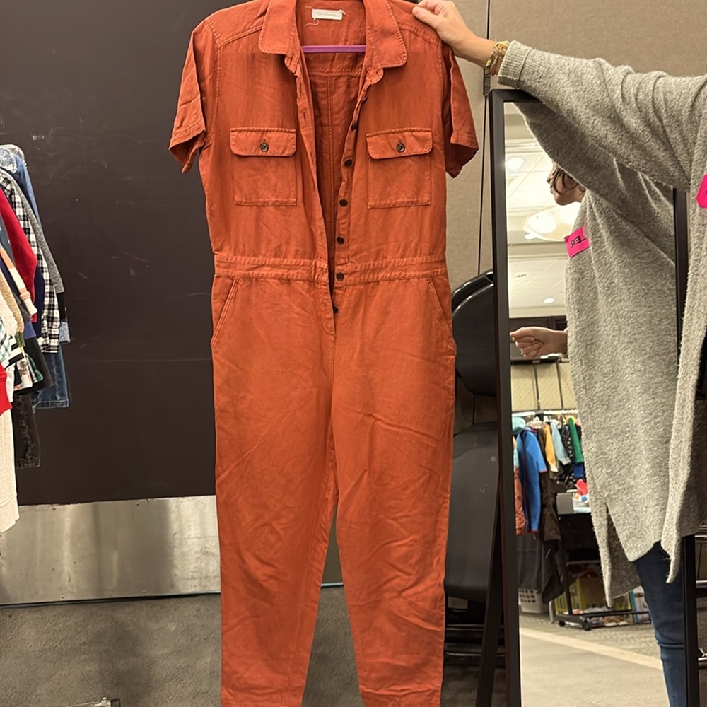 OUTERKNOWN S.E.A. Suit Jumpsuit in Pumpkin Spice Size M